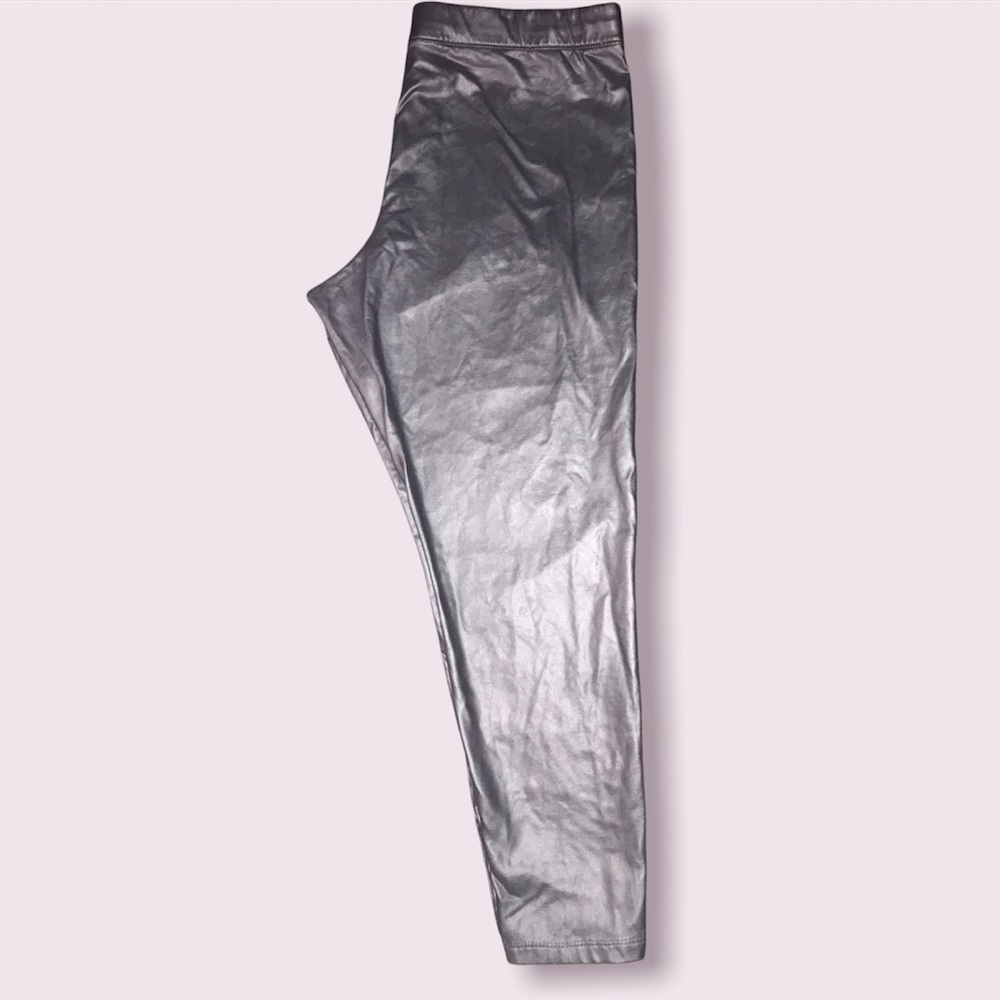 Black Faux Leather Pants